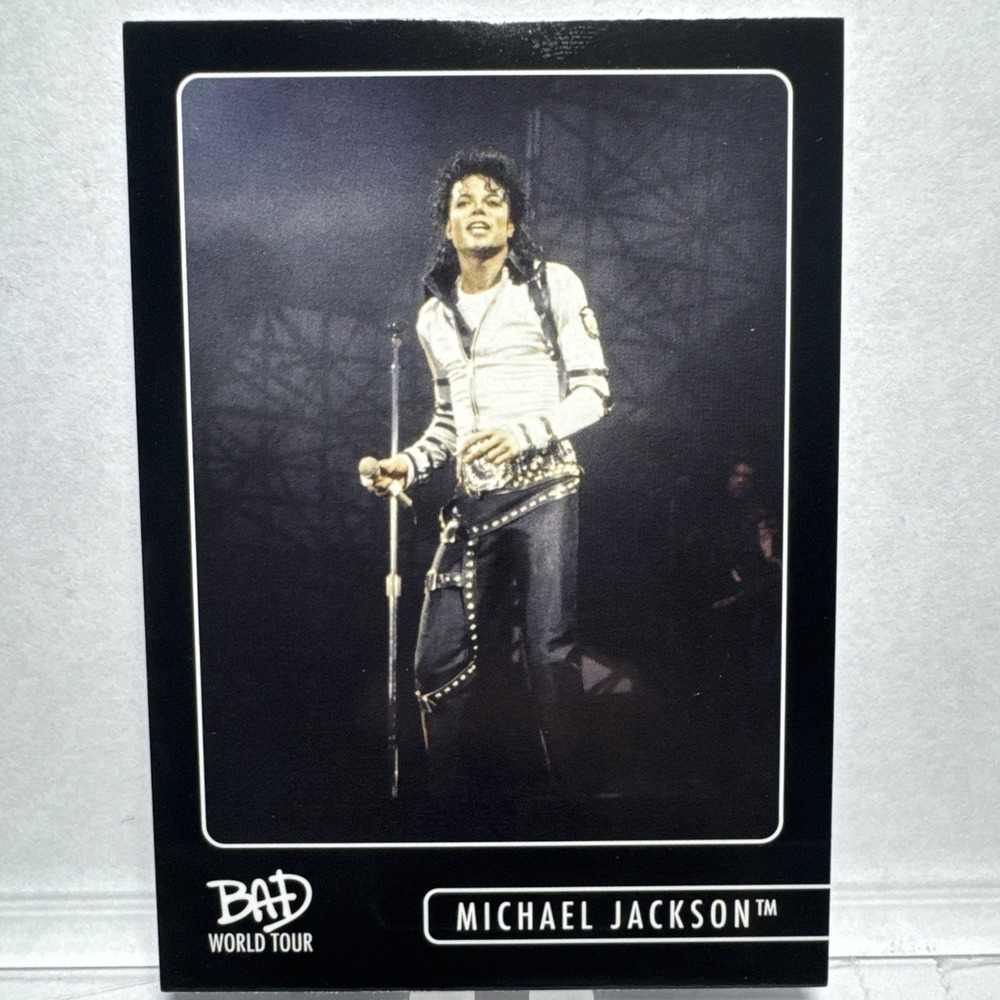 2025 Keepsake Michael Jackson Bad World Tour Throwback Base Card 99